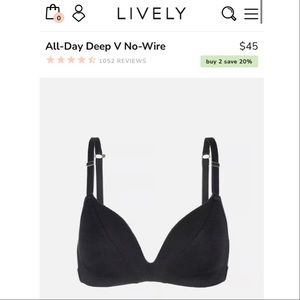 LIVELY All-Day Deep V No-Wire, 32 C